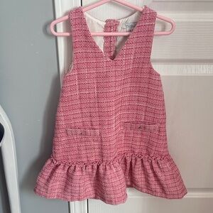 Rachel Zoe Pink and White Tweed Dress